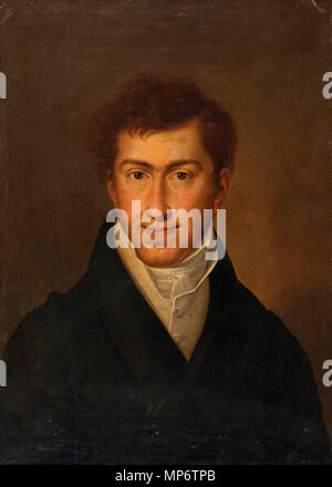 Retrato del Infante de España, Francisco de Paula de Borbón y Borbón. Englisch: Francisco de Paula von Bourbon, Infant von Spanien (1794-1865) und sein Sohn des Königs Karl IV. von Spanien. Español: Retrato del Infante Francisco de Paula de Borbón (1794-1865), Duque de Cádiz y el Menor de Los Hijos Del Rey Carlos IV. de España y de la Reina María Luisa de Parma. . 1841. 1058 Retrato infante RP Borbón Stockfoto