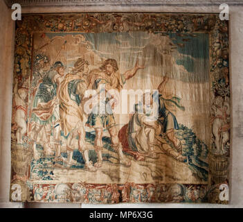 Romulus und Remus 17. 1072 Romulus und Remus, Tapisserie Stockfoto