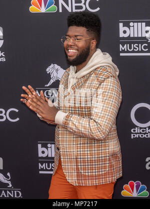 Las Vegas, NV, USA. 20 Mai, 2018. In den Billboard Music Awards 2018 im MGM Grand Garden Arena in Las Vegas, Nevada am 20. Mai 2018 Khalid. Credit: Damairs Carter/Medien Punch/Alamy leben Nachrichten Stockfoto