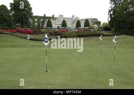Wentworth Club, Surrey, Großbritannien. 21 Mai, 2018 Die berühmten Wentworth Club in voller Blüte bereitet sich auf den Start des diesjährigen BMW/PGA MEISTERSCHAFT Credit: Motofoto/Alamy leben Nachrichten Stockfoto