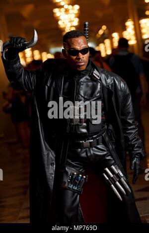 Bonn, Deutschland. 19 Mai, 2018. Blade Lüfter auf der FedCon 27 im Maritim Hotel. Bonn, 19.05.2018 | Verwendung der weltweiten Kredit: dpa/Alamy leben Nachrichten Stockfoto