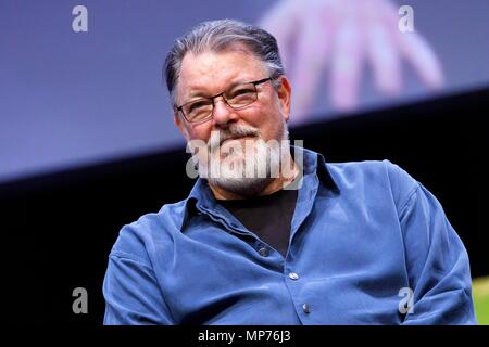 Bonn, Deutschland. 19 Mai, 2018. Jonathan Frakes auf der FedCon 27 im Maritim Hotel. Bonn, 19.05.2018 | Verwendung der weltweiten Kredit: dpa/Alamy leben Nachrichten Stockfoto