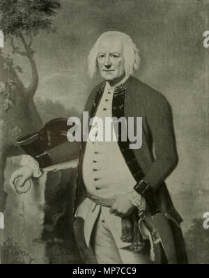 725 Johann Georg Ziesenis - Generalfeldmarschall Friedrich von Spörcken Stockfoto