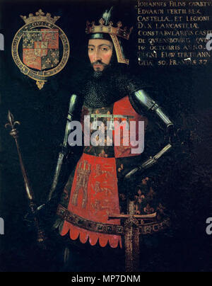 . Englisch: John von Gaunt, Herzog von Lancaster (1340-1399). ca. 1593. 736 Johnofgaunt Stockfoto