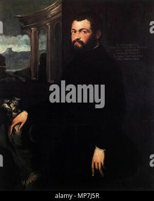 Englisch: Portrait von Jacopo Sansovino vor 1546. 688 Jacopo Tintoretto 089 Stockfoto