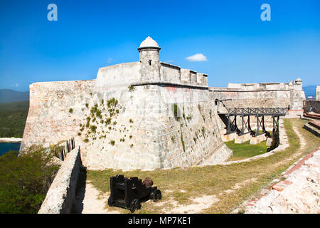 Schloss San Pedro De La Roca del Morro, Santiago De Cuba, Kuba Stockfoto