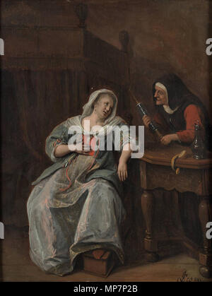 Die kranke Frau ca. 1660-1670. 701 Jan Steen 018 Stockfoto