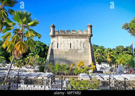 Gräber auf dem Friedhof Santa Ifigenia in Santiago de Cuba, Kuba Stockfoto