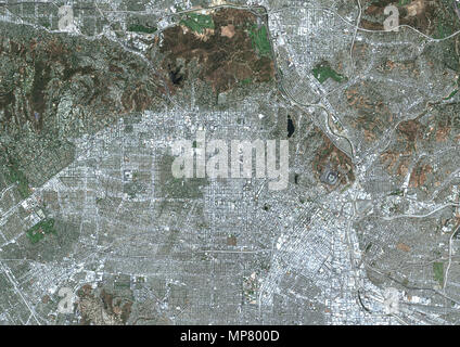 Im Zentrum von Los Angeles, Kalifornien, USA Stockfoto