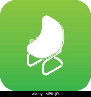 Mode Stuhl Symbol grün Vektor Stock Vektor