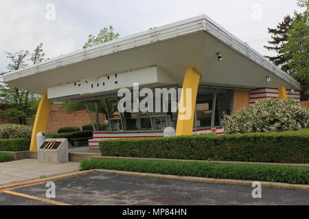 Foto der Hamburger Restaurant des ersten McDonald in Des Plaines, Illinois. Stockfoto