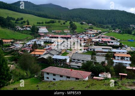 GRANJA PORCON-evangelischen Kooperativen - Departement Cajamarca PERU Stockfoto