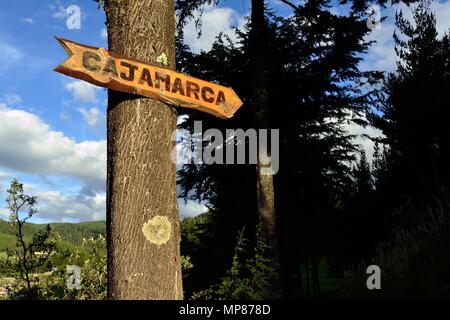 GRANJA PORCON-evangelischen Kooperativen - Departement Cajamarca PERU Stockfoto