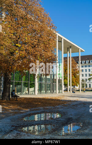 München, Deutschland - 20. Oktober 2017: Bau der Pinakothek der Moderne, Museum für Moderne Kunst Stockfoto