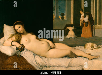 Jean-Auguste-Dominique Ingres (Französisch, 1780-1867). "Liegesitze Venus", 1822, Öl auf Leinwand. Walters Art Museum (37.2392): Erworben durch Henry Walters. 37.2392 712 Jean-Auguste-Dominique Ingres-stützenden Venus - Walters 372392 Stockfoto