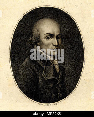 . Der französische Schriftsteller Jean-Baptiste Louvet de Couvray (1760-1797). 18. 712 Jean-Baptiste Louvet de Courvray Stockfoto