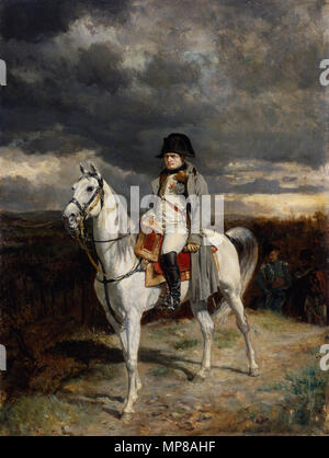 Jean-Louis-Ernest Meissonier (Französisch, 1815-1891). "1814", 1862 Öl auf Leinwand. Walters Art Museum (37.52): von William T. Walters, 1886 erworben. 37.52 715 Jean-Louis-Ernest Meissionier - 1814 - Walters 3752 Stockfoto