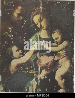 Das La Madonna von Bogota. 840 Madonna von Bogota von Raphael Sanzio Urbino Stockfoto