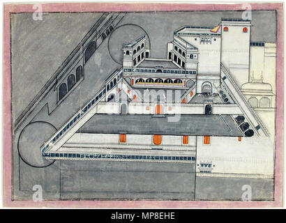 . Englisch: Erstellungsdatum: Ca. 1770 Display Abmessungen: 9 1/8 in. x 12 11/16 in. (23,2 cm x 32,2 cm) Kreditlinie: Edwin Binney 3 Sammlung Beitritt Artikelnummer: 1990.762 Sammlung: <a href='Http://www.sdmart.org/art/our-collection/asian-art' rel='nofollow'> Die San Diego Museum der Kunst</a>. 27 Juli 2001, 09:43:40. Englisch: thesandiegomuseumofartcollection 1176 Die kishangarh Fort (6124562857) Stockfoto