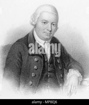 . John Anderson FRS 1726-1796. Vor 1872. Kupferstich von w: William Holl die Jüngeren 730 John Anderson (Zoologe) Stockfoto