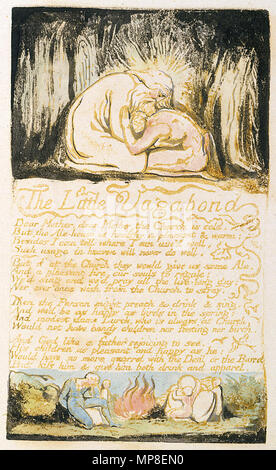 . Englisch: Lieder der Unschuld und Erfahrung, Kopie B, 1789, 1794 (British Museum) Objekt 37-45 Der kleine Vagabund. 16 Februar 2007, 07:13:17. William Blake (1757 - 1827) Alternative Namen W. Blake; Uil" iam Bleik Beschreibung britische Maler, Dichter, Schriftsteller, Theologe, Sammler und Graveur Geburtsdatum / Tod 28. November 1757 12. August 1827 Ort der Geburt / Todes Broadwick Street Charing Cross Standort London Authority control: Q 41513 VIAF: 54144439 ISNI: 0000 0001 2096 135 X ULAN: 500012489 78095331 LCCN: n NLA: 35019221 WorldCat 1132 Lieder der Unschuld und der Un Stockfoto