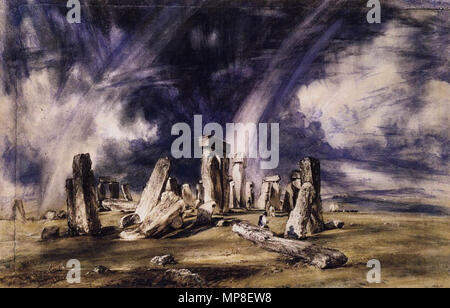 Stonehenge 1835. 731 John Constable - Stonehenge - WGA 5203 Stockfoto