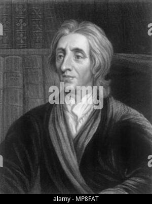 . Englisch: Gravur der Godfrey Kneller Portrait von John Locke (c 1697). Hochgeladen am: 2012-01-29. Archivierte Portrait, Godfrey Kneller (1646-1723) Alternative Namen Gottfried Kneller, Geburt Name: Gottfried Kniller Beschreibung deutscher Maler, Zeichner, Kupferstecher und Miniaturisten Datum der Geburt / Tod am 8. August 1646 7. November 1723 Ort der Geburt / Todes Lübeck London Arbeiten Zeitraum zwischen ca. 1660 und ca. 1723 Arbeitsort Leiden (ca. 1660-1665), Rom, Venedig (1672 - 1675), Nürnberg, Hamburg (1674 - 1676), London (1676-1723), in Frankreich (1684-1685) Kontrolle: Q 65317 VIAF: 741 Stockfoto