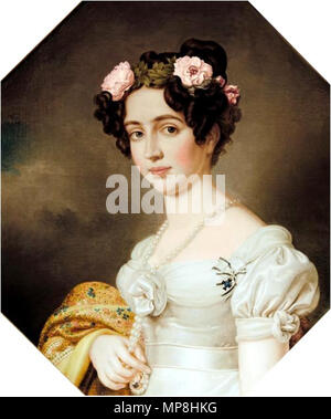 742 Joseph Stieler - Königin Elisabeth von Preußen, nach 1843 Stockfoto