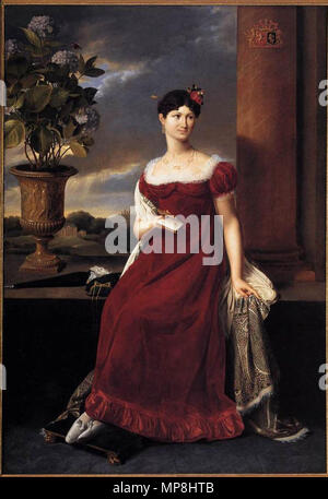 743 Joseph-Fran çois Ducq - Maria Lodge, Braut des Baron Charles-Louis de Keverberg de Kessel-WGA 06835 Stockfoto