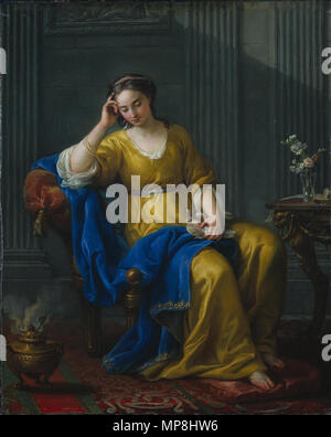 Süße Melancholie 1756. 743 Joseph-Marie Vien - süße Melancholie (1756) Stockfoto