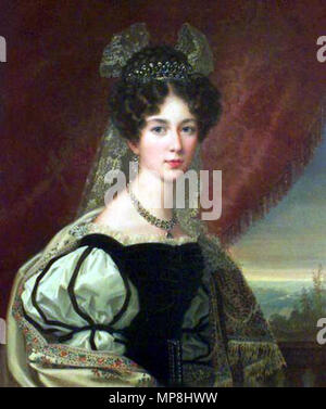 Portrait von Josephine von Leuchtenberg (1807 - 7. Juni 1876) ca. 1835. 743 Josephine von Schweden &Amp; Norwegen c 1835 von fredric Westin Stockfoto