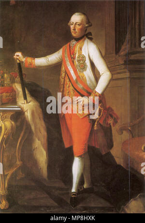 . Englisch: Joseph II., Kaiser des Heiligen Römischen Reiches (1765-1790). ca. 1770. 743 JosephusImperator Stockfoto