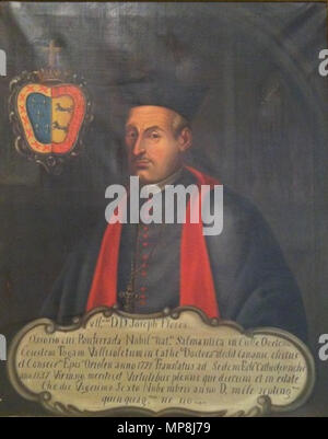 745 José Flórez-Osorio, Obispo de Orihuela y de Cuenca (Museo Diocesano de Arte Sacro de Orihuela) Stockfoto