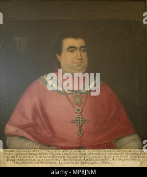 Juan Acisclo de Vera y Delgado. Español: Retrato del eclesiástico español Juan Acisclo de Vera y Delgado (1761-1818), Que llegó a ser Frontera titular de Laodizea y Comentar de Sevilla, Presidente de la Junta Central Durante la Guerra de la Independencia y, Finalmente, Obispo de Cádiz. . Ca. 1820. 747 Juan Acisclo de Vera y Delgado (Universidad de Sevilla) Stockfoto