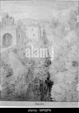 . Sorrent, Blick in die Schlucht, 1820. Julius Schnorr von Carolsfeld (1794-1872), deutscher Maler und Grafiker Geburtsdatum / Tod 26 März 1794 24. Mai 1872 Ort der Geburt / Todes Leipzig Dresden Standort Wien, Rom, München Beschreibung, Dresden Authority control: Q 703458 VIAF: 27301812 ISNI: 0000 0001 1023 2110 ULAN: 500002319 LCCN: n 85182194 WGA: Schnorr von Carolsfeld, Julius Schnorr von Carolsfeld WorldCat 1103 - Sorrent, Blick in die Schlucht Stockfoto