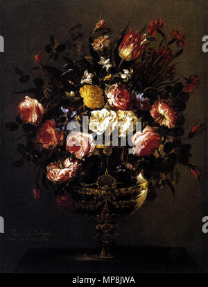 Vase mit Blumen 1664. 747 Juan de Arellano - Vase mit Blumen - WGA 0934 Stockfoto