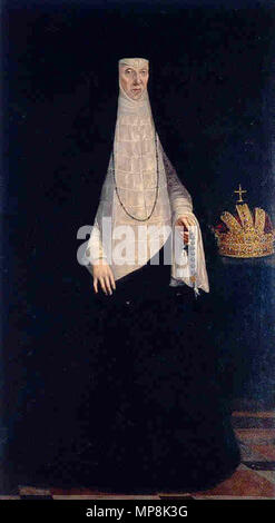 La emperatriz María de Austria. Español: Retrato de la emperatriz María de Austria (1528-1603), Que fue hija del Emperador Carlos I de España y de Isabel de Portugal y esposa de Maximiliano II de Habsburgo, emperador del Sacro Imperio Romano Germánico. . 17. Jahrhundert. 748 Juan Pantoja de la Cruz 012 Stockfoto