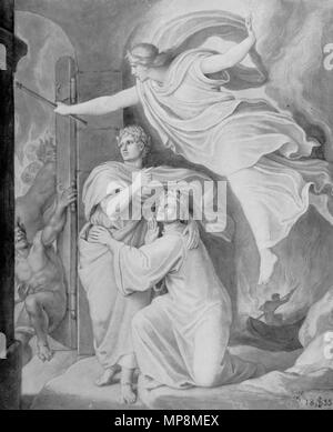 . Vergil, Dante am Tor der Hölle. Getuschte Zeichnung für das Dante-Album des Königs Johann. Julius Schnorr von Carolsfeld (1794-1872), deutscher Maler und Grafiker Geburtsdatum / Tod 26 März 1794 24. Mai 1872 Ort der Geburt / Todes Leipzig Dresden Standort Wien, Rom, München Beschreibung, Dresden Authority control: Q 703458 VIAF: 27301812 ISNI: 0000 0001 1023 2110 ULAN: 500002319 LCCN: n 85182194 WGA: Schnorr von Carolsfeld, Julius Schnorr von Carolsfeld WorldCat 1103 - Dante Stockfoto