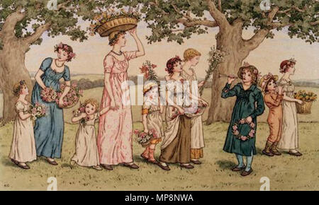 . Mai Tag durch en: Kate Greenaway. Bild aus Http://encarta.msn.com/. Kate Greenaway (1846 - 1901) Alternative Namen Catherine Greenaway; Miss Kate Greenaway Beschreibung britische Maler, Schriftsteller, Illustrator und Schriftsteller Geburtsdatum / Tod 17. März 1846 vom 6. November 1901 Ort der Geburt / Todes Frognal London Authority control: Q 204936 VIAF: 64163914 ISNI: 0000 0001 0909 4101 ULAN: 500030743 79145163 LCCN: n NLA: 35147790 WorldCat 761 Kate Greenaway - Maifeiertag Stockfoto