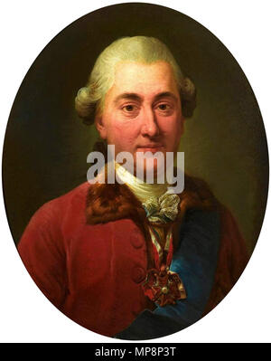 Englisch: Portrait von Kazimierz Poniatowski (1721-1800) Polski: Portret Kazimierza Poniatowskiego zweiten Hälfte des 18. Jahrhunderts. 761 Kazimierz Poniatowski Stockfoto