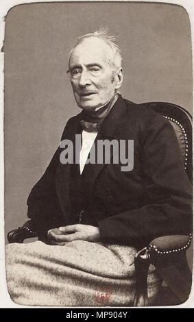 . Français: Alphonse de Lamartine (1790-1869) Englisch: Alphonse de Lamartine (1790-1869). ca. 1865. 789 Lamartine Fotografie Stockfoto