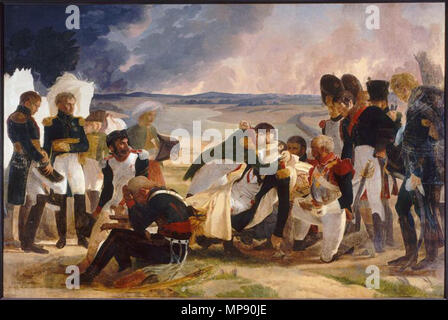 792 Guérin - La Mort du Maréchal Lannes, duc de Montebello. Stockfoto