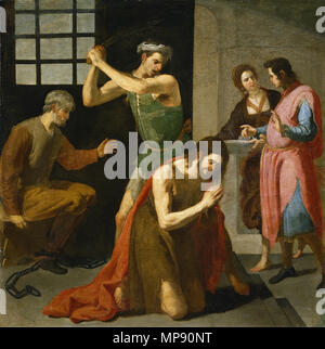 DEGOLLACION DE SAN JUAN BAUTISTA SIGLO XV. Autor BERRUGUETE, Pedro