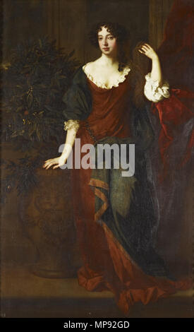 Maria von Modena (1658-1718), Herzogin von York circa 1677. 801 Lely, Peter - Maria von Modena - RCIN 405890 Stockfoto