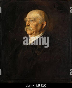 802 Franz von Lenbach - Otto Fürst von Bismarck (1883) Stockfoto