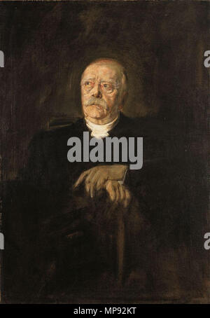 802 Franz von Lenbach - Bildnis Otto Fürst von Bismarck Stockfoto