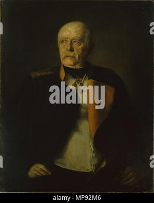 Portrait von Otto von Bismarck ca. 1890. 802 Franz von Lenbach - Otto von Bismarck (ca. 1890). Stockfoto