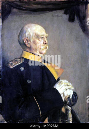 Otto Fürst von Bismarck 1894. 802 Franz von Lenbach Bismarck 1894 Stockfoto