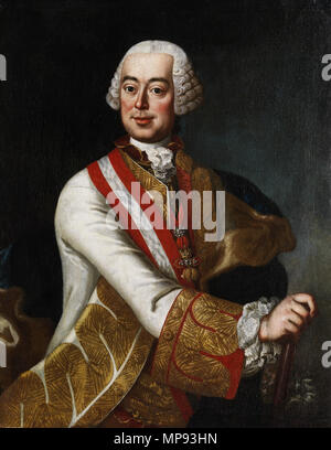 English: Porträt Leopold Joseph Graf Daun, österreichischer Feldmarschall Englisch: Portrait von Leopold Josef Graf Daun (1705-1766), österreichischer Feldmarschall des 18. Jahrhunderts. 805 Leopold Joseph Graf Daun Stockfoto