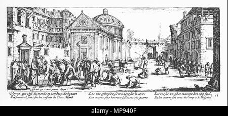 806 Les misères et les Malheurs de la guerre - 15 - L'Hôpital Stockfoto